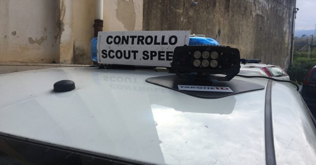 A Bagheria la PM attiva lo Scout speed per il controllo della velocità