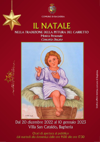 “Il Natale nella tradizione della pittura del Carretto”. Mostra personale di Concetta Ducato a villa San Cataldo.