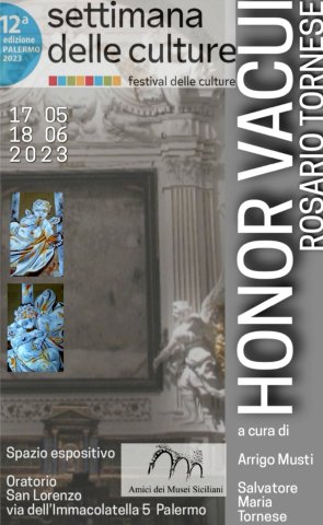  Spazio espositivo Oratorio di San Lorenzo. Inaugurazione: 16 Maggio Ore 18:00.